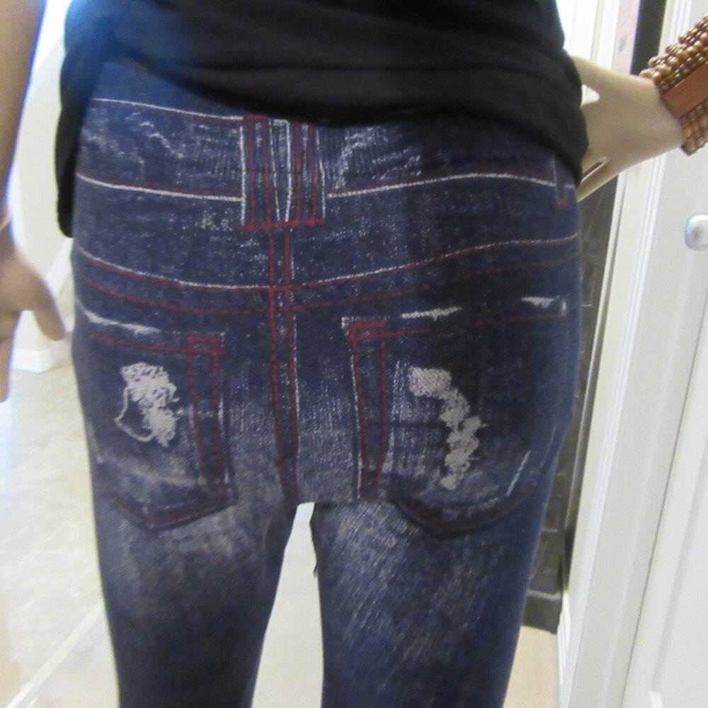 Legging Pro Jean Look One Size - Picture 4 of 11